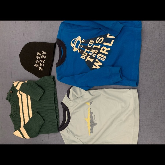 Bundle of 39 pieces of baby boy’s clothing size 12-18m and 18-24m, summer/winter - Picture 7 of 12